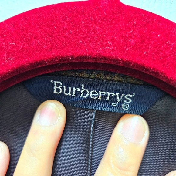 Vintage Burberrys Sport Coat Blazer Jacket Men's  Houndstooth Brown Pure Wool L. - Picture 6 of 11